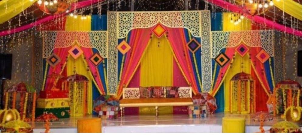 Mehndi stage decoration Dubai